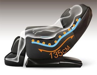 Con lăn hình chữ L của ghế massage toàn thân Maxcare Max686
