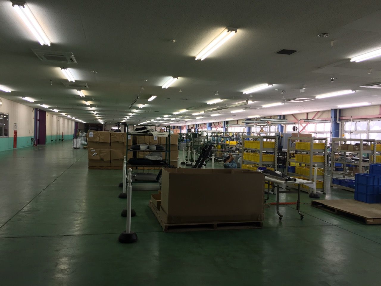 Một góc của Nhà máy sản xuất của Inada tại Yonago.