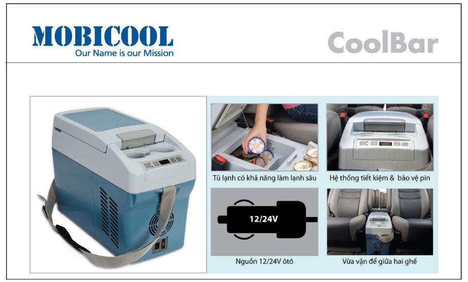 Thông tin sản phẩm tủ lạnh ô tô làm đá Mobicool C12 DC