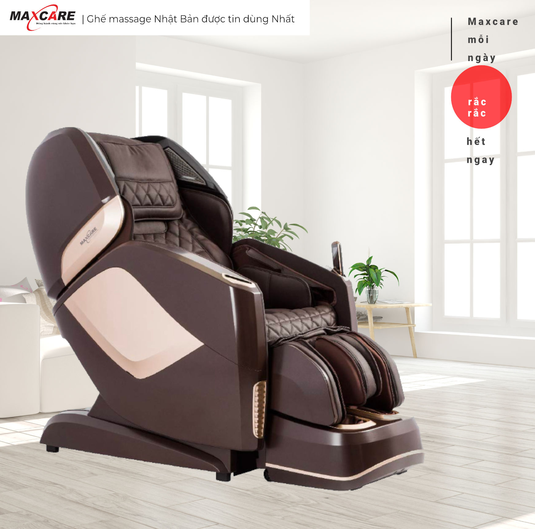 Ghế massage toàn thân Maxcare Max4D Pro