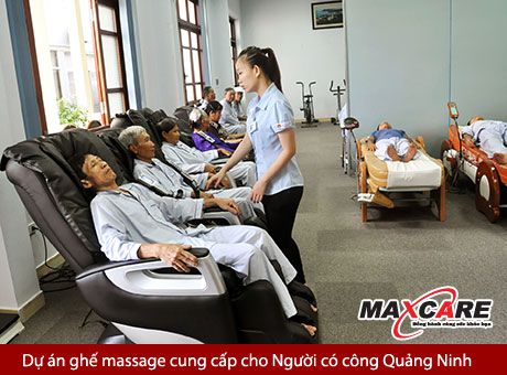 Ghế Massage dự án người có công Quảng Ninh