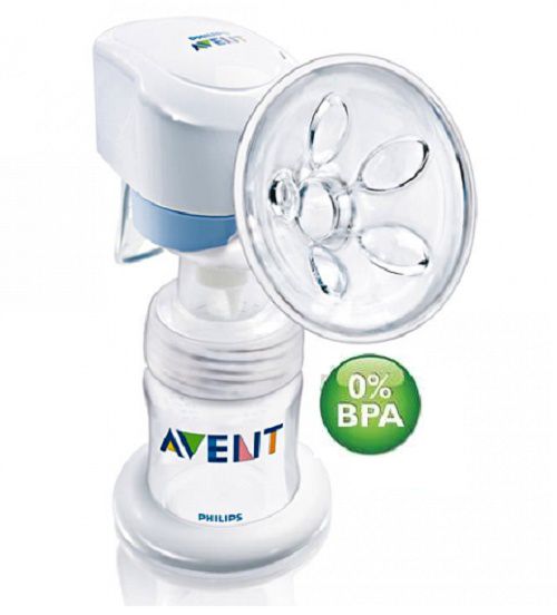 Hút sữa đơn bằng pin( hút sữa+ bình sữa+ đế) Philips Avent