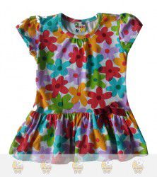 Váy Cotton 1 nơ Next hoa nhiều màu