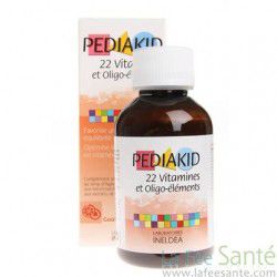 Vitamin PediaKid tổng hợp bổ sung 22 vitamin (125 ml, nội địa Pháp)