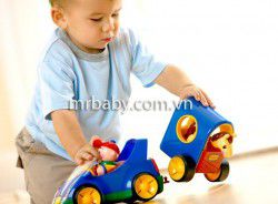 Bộ đồ chơi cậu bé, xe, ngựa Tolo 89910